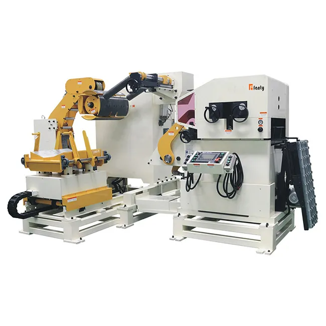 What is the control system of a press feeding system?